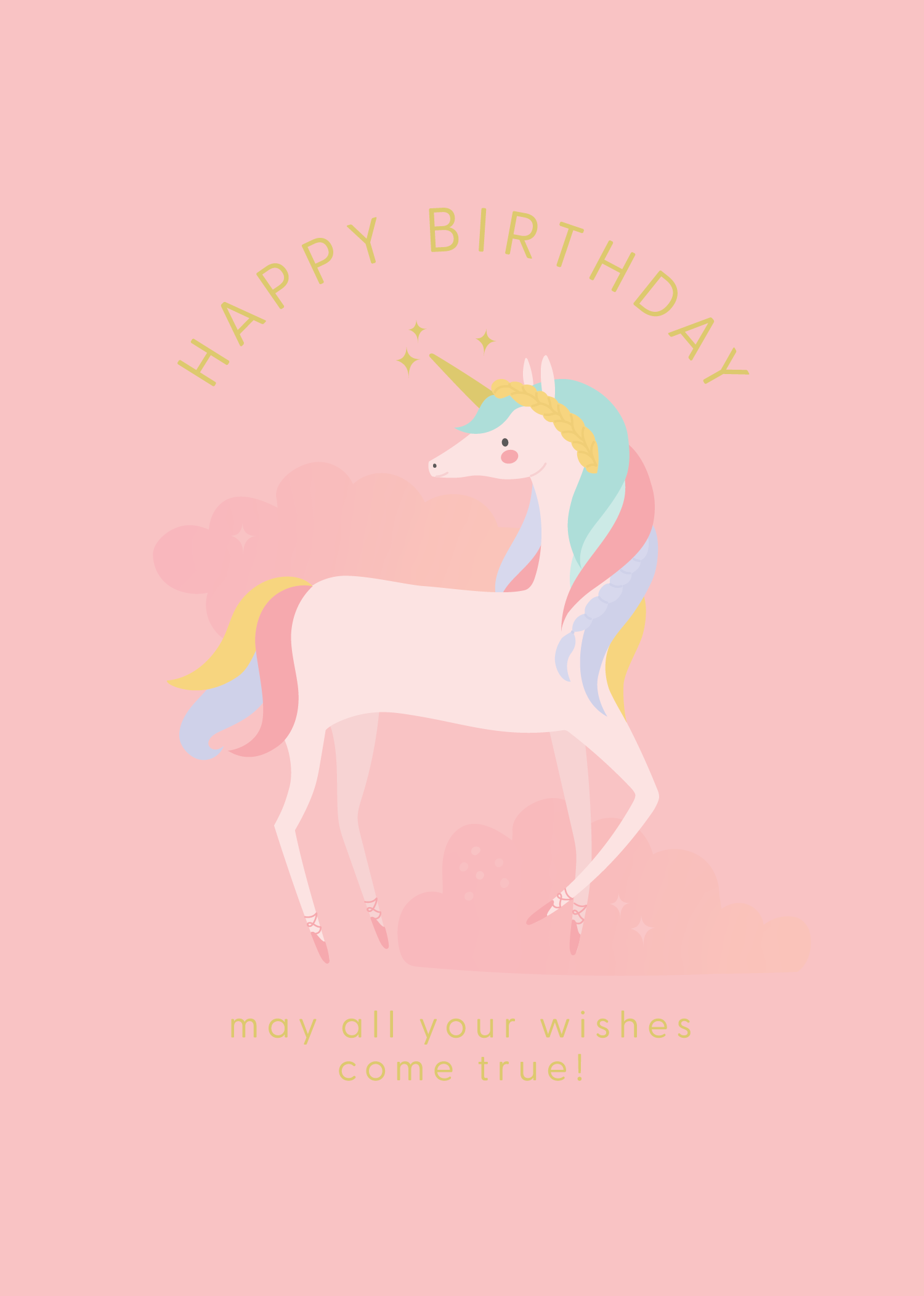 Greeting Card Kids - Unicorn Wishes